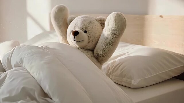 Bom Dia, Mundo: O Despertar Aconchegante do Ursinho