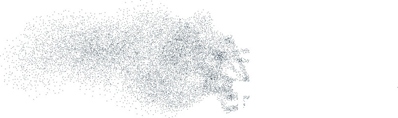 Abstract Particle to Digital Network Transformation © Siam