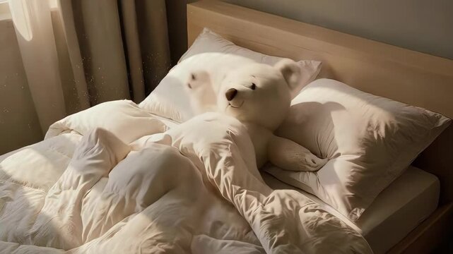 Bom Dia, Mundo: O Despertar Aconchegante do Ursinho