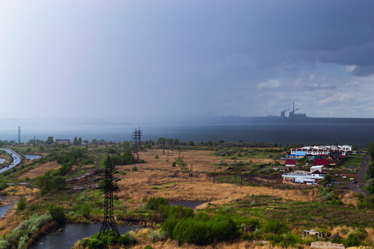 Heavy rains have hit the lake and the surrounding area