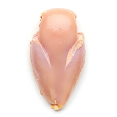 Fototapeta premium Raw chicken breast isolated on white background