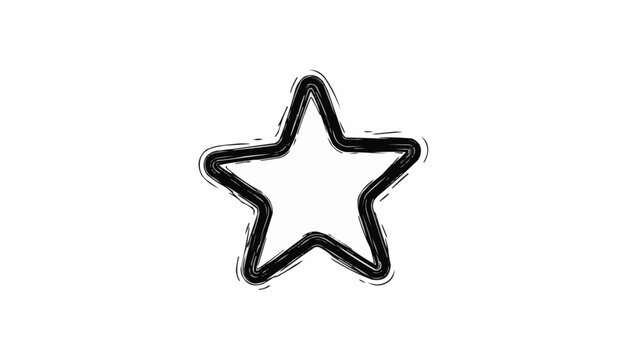 Star Shape Icon Symbol Graphic.