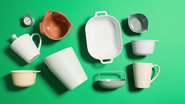 set of cosmetics