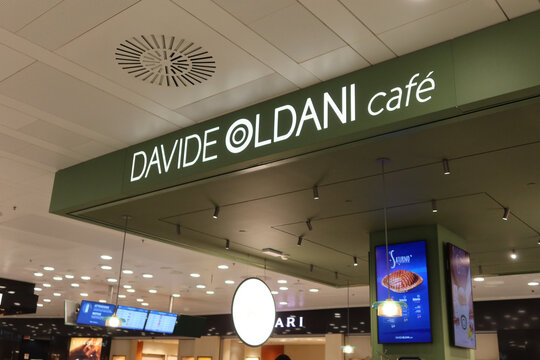 DAVIDE OLDANI cafe at Milano Malpensa Airport (MXP) in Milan, Italy on May 21, 2025