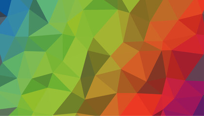 Obraz premium Vibrant low poly geometric background design abstract gradient