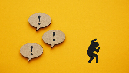 Mental Pressure and Information Overload Concept, Negative Communication, Social Stress, Emotional Burnout, Anxiety, Criticism, Psychological Defense and Modern Life Challenges