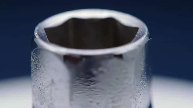 pouring water into glass