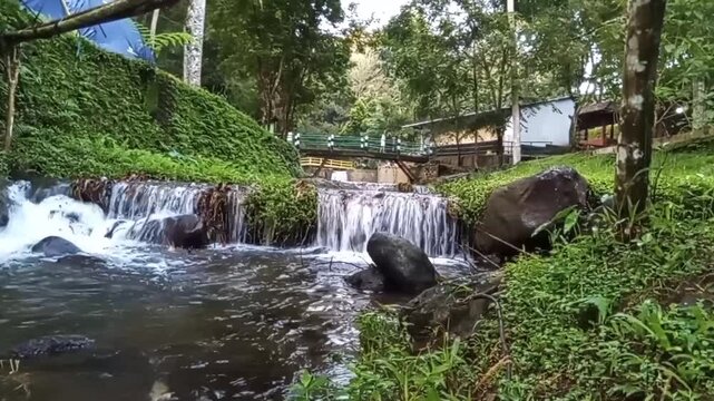 waterfall on the river