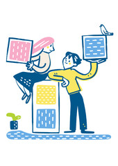 一つひとつ積み木を重ねるように対話を積み上げ、二人の確かな未来を共創・補完し合う若いペアのライフプランニング（パーソナル・リビルドシリーズ）