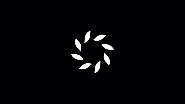 White Circular Buffering Loader Seamless Rotation Loop for Web and Mobile Applications
