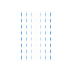 シンプルなドット罫線のイラスト