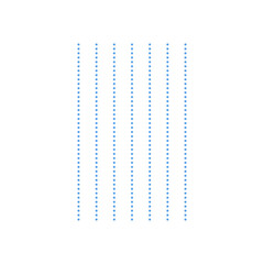 シンプルなドット罫線のイラスト