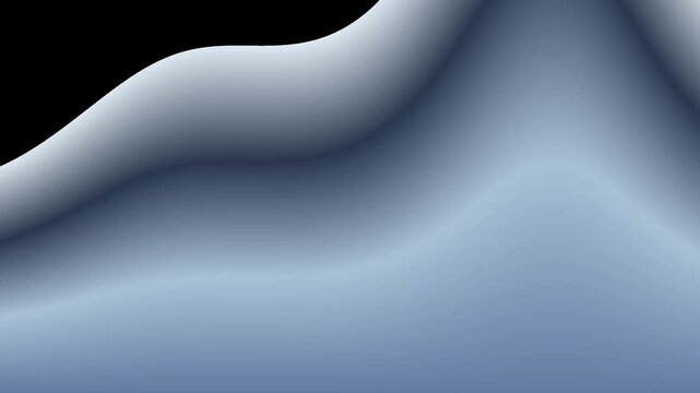 Dynamic abstract blue wave pattern animation with flowing curves and gradient effects, creating a seamless loop, symbolizing fluidity and modern design.