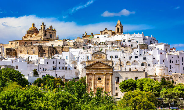 View of Ostuni, Apulia, Italy