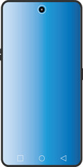 Smartphone Screen Damage Vertical Line Display Vector