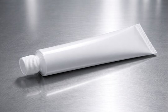 Toothpaste Tube in Laboratory Style Setting