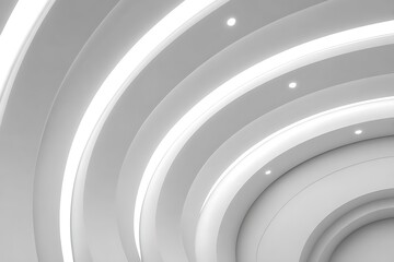 Obraz premium Abstract Black and White Spiral Design Pattern.