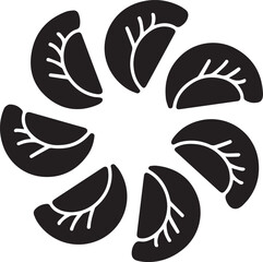 Four black silhouette cups with straws showing different fill levels, illustrating beverages and drinks