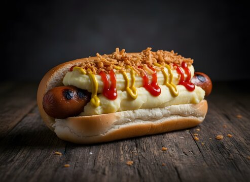 Halv Special Swedish Hot Dog (Korv med Mos) &ndash; Authentic Scandinavian Street Food Classic