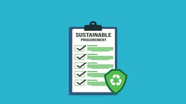 Sustainable procurement concept. ESG concept