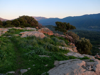 Corse - Coucher de soleil - U Castellu