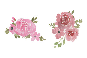 abstract watercolor flowers, leaves illustration set - green leaf branches collection for wedding, greetings, stationary, wallpapers, fashion, background. olive, green leaves, Eucalyptus etc.