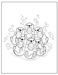 Cuddle Cuties Bedtime Cozy Coloring Pages