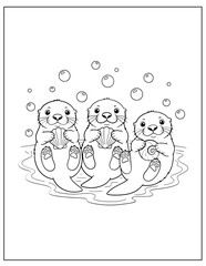 Cuddle Cuties Bedtime Cozy Coloring Pages
