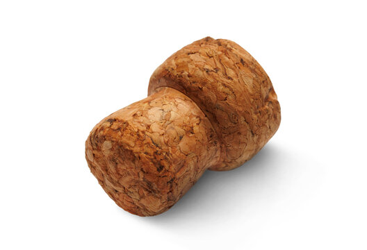 A champagne cork stopper isolated on a transparent background