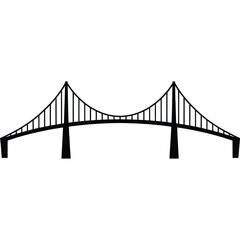 Fototapeta premium golden gate bridge vector
