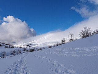 Corse - Val d'Ese - Randonn&eacute;e neige
