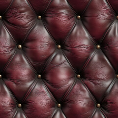 Naklejka premium Luxurious leather texture upholstery digital image close-up detail