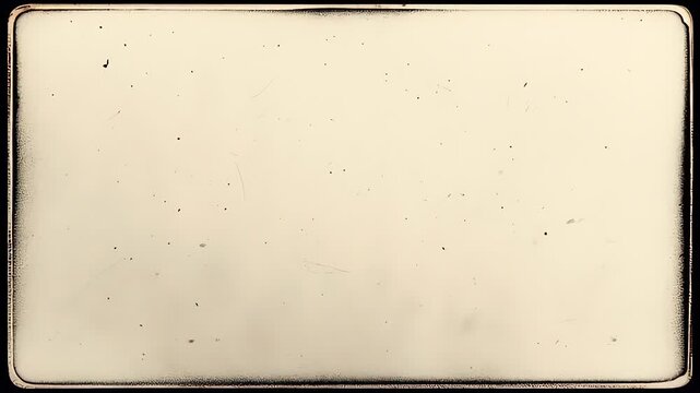 Vintage off-white rectangular distressed texture with grunge grain for design overlay