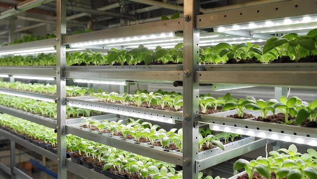 An Extensive Examination of Basil Cultivation within Multi-Tiered Vertical Agricultural Structures Utilizing Specialized LED Illumination Systems
