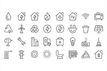 Appliance and infrastructure thin icons for apps