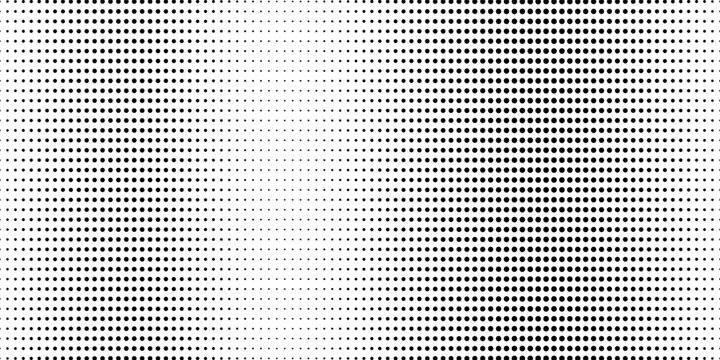 Abstract grunge grid polka dot halftone background pattern. Spotted black and white line illustration. vektor