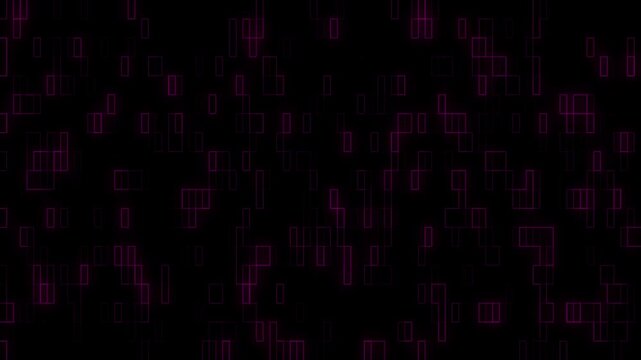 Digital Distortion with Pixelated Glitch, Scattered Purple Pixels Creating Texture and Depth in a Moody Digital Environment