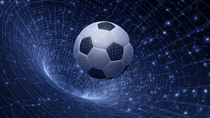 Zero Gravity Suspension - Weightless Particle Soccer Atmosphere