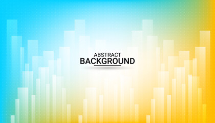 Fototapeta premium Abstract geometric polygon background with soft gradient colors, modern low poly design in blue, teal and orange tones for technology, presentation, web and branding use