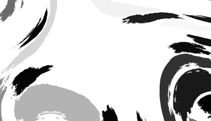 Grunge style imitation of hand-drawn thick brush strokes in acrylic paint. Textured ink lines with marker accents, underline, and