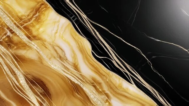 a luxurious blend of warm honey brown onyx marble textures with elegant jet black marble.