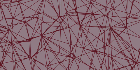 Obraz premium Abstract Geometric Network of Interconnected Lines on a Subtle Background.