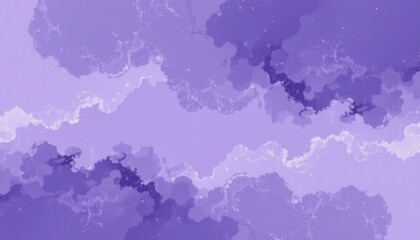 Abstract Purple Clouds and Waves in Soft Gradients for Artistic Backgrounds and Design Projects