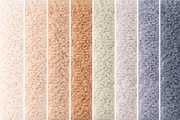 Fototapeta premium Nordic Shaggy Rug Neutral Gradient Scandinavian Cozy Texture