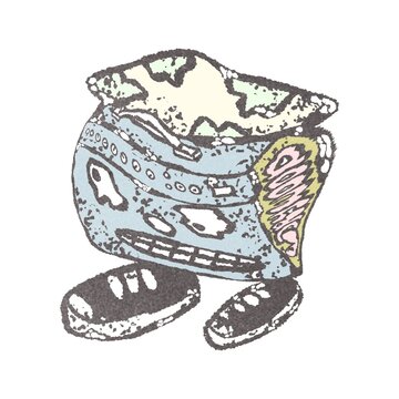 Retro Beatbox Toaster - Funky Streetwear Character