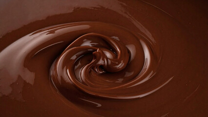 melted chocolate background