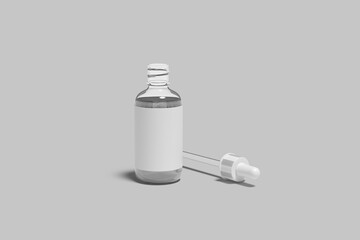 Serum Bottle Blank Mockup Modern