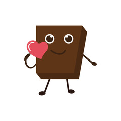 Chocolate Logo, Happy Valentine's Day