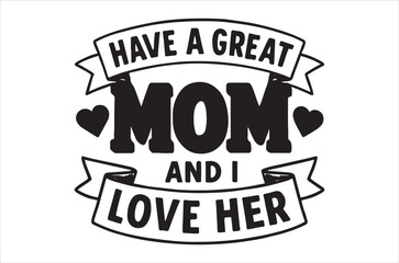 Fototapeta premium A decorative banner with text celebrating mothers and expressing love