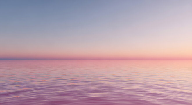 Serene ocean view at sunset with gentle waves and vibrant sky